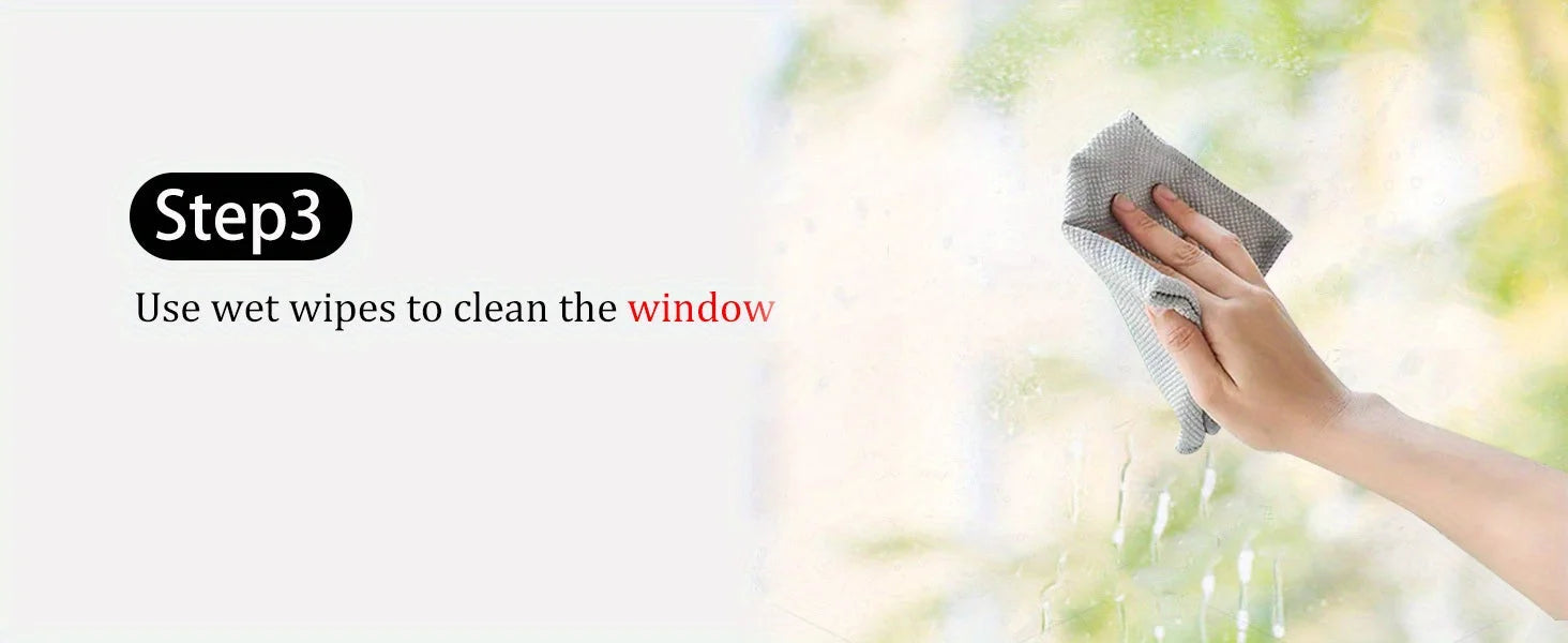 Clean the Cat Hammocks for the Window using wet wipes to ensure suction cups attach securely.