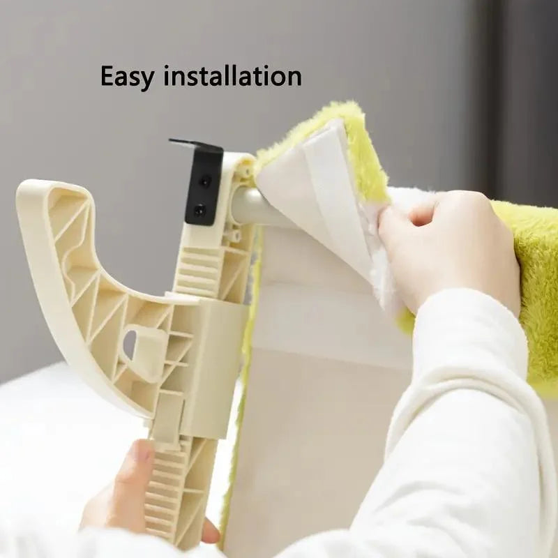 Window Bed for Cats, demonstrating the simple installation process, making it easy to set up your cat's new favorite spot.