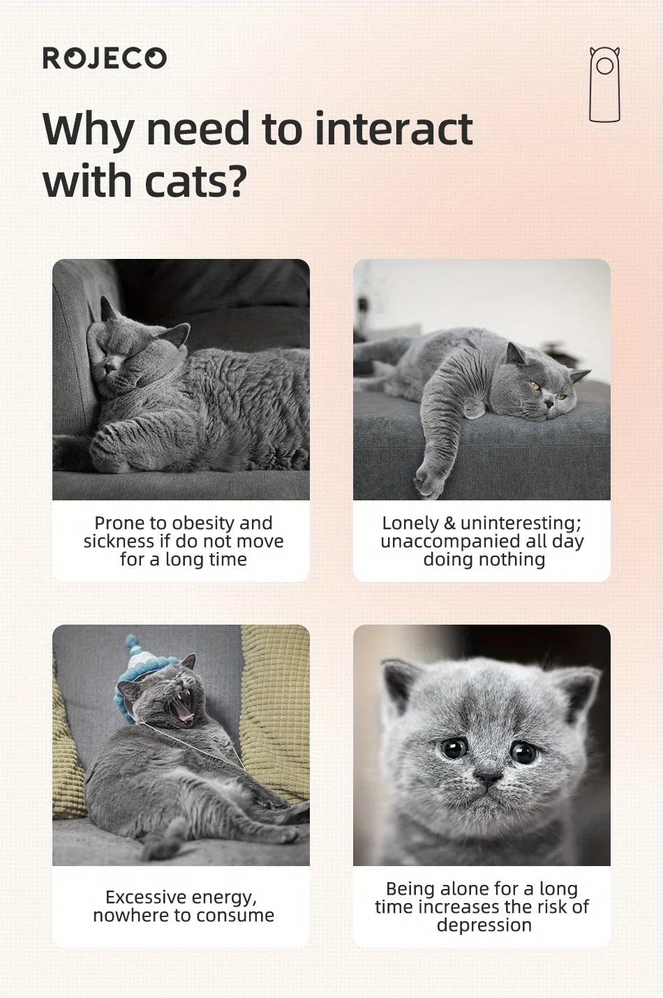 automatic laser light cat toy