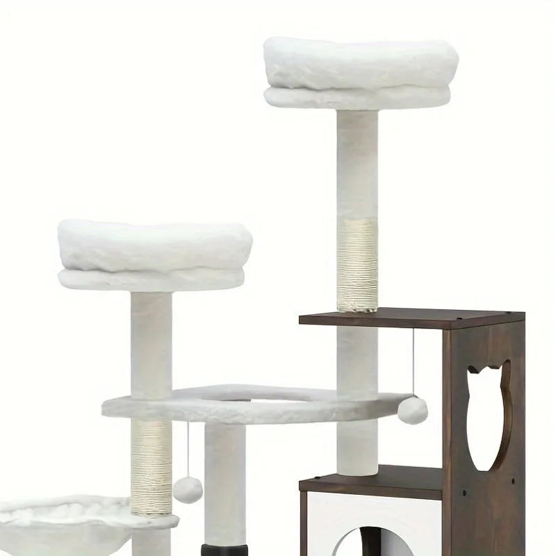 Cat Tree With Litter Box