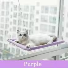 All-Season Cat Window Perch for Large Cats - Sturdy & Comfortable