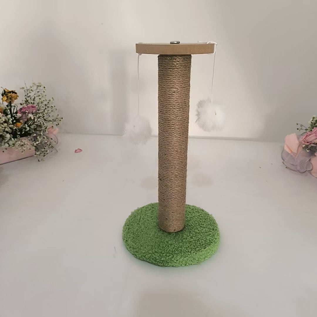 cat condo scratching post