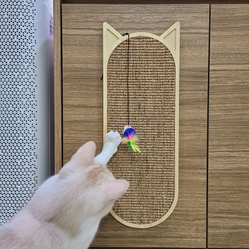 cat wall scratching post