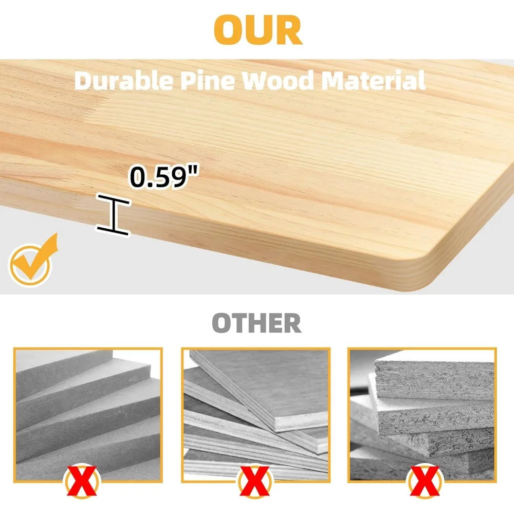 High-quality pine wood material used in cat climbing walls compared to other materials for durability.