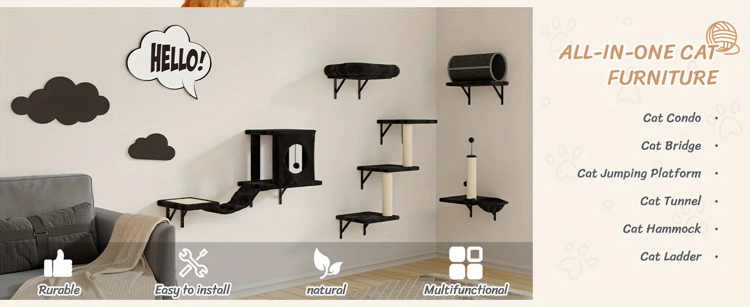 Cat Wall Stairs