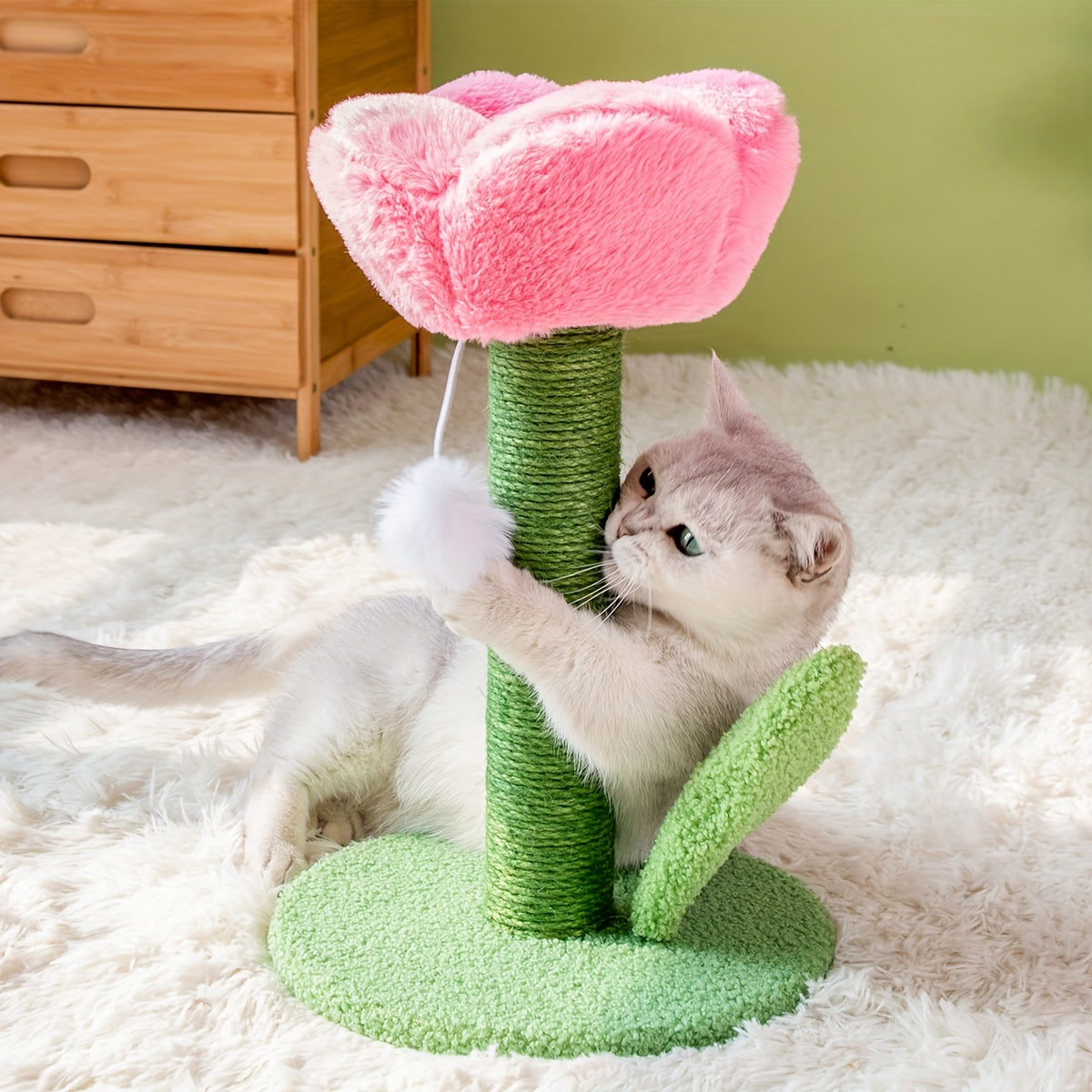 diy cat scratching post