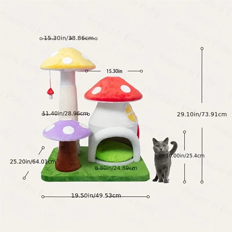 Mushroom Cat Tree