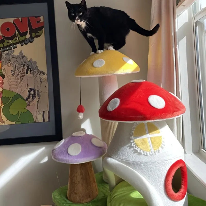 Mushroom Cat Tree