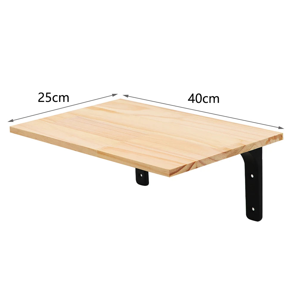 Sturdy wooden shelf dimensions for wall climb setups for cats.